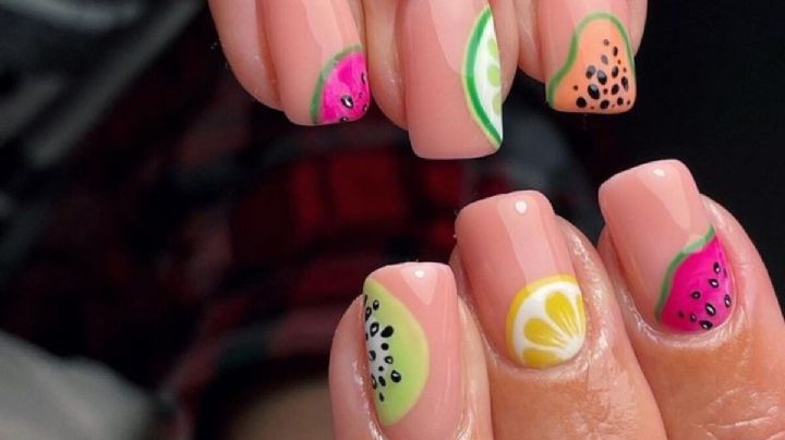 Fruit nails, un diseño de uñas que puedes hacer en casa sin lámpara