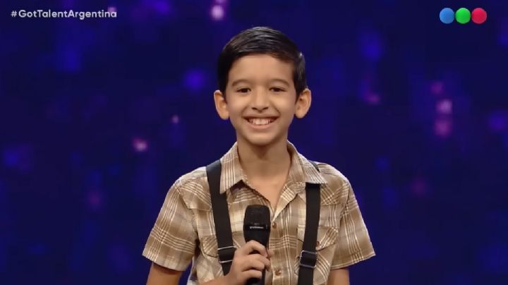 El es Tomás Jackson el niño de 11 años cuyo canto emocionó a Abel Pintos en Got Talent Argentina