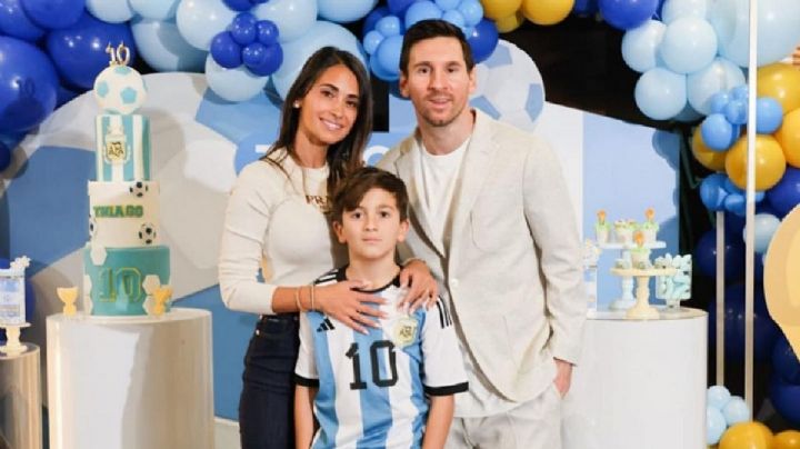 Thiago, el hijo mayor de Lionel Messi, le dará continuidad a su carrera como jugador de fútbol