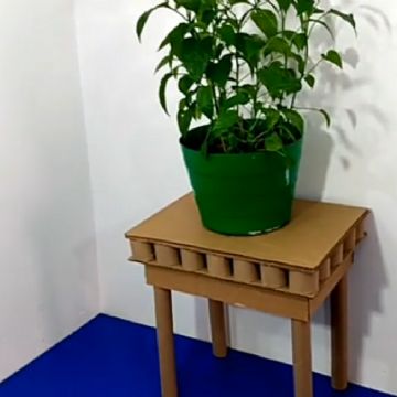 Crea un nuevo mueble para tu living con esta brillante idea de decoración y reciclaje