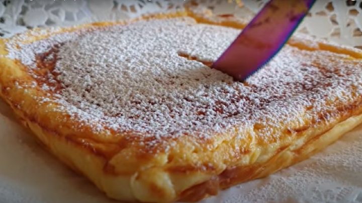 Si tienes azúcar, huevos, queso crema y leche, con esta receta prepara un pastel súper esponjoso