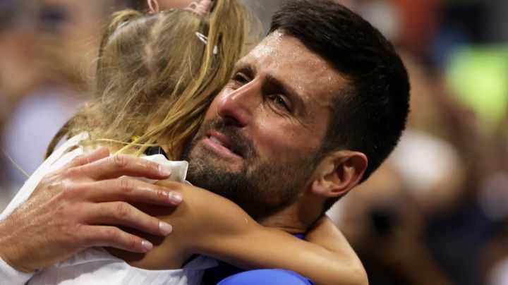 El emotivo festejo de Novak Djokovic con su hija tras ganar el US Open