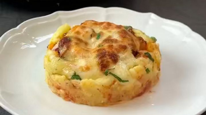 Te resolvemos el almuerzo con esta deliciosa receta de canastas de papa con un relleno muy sabroso