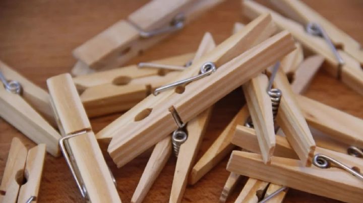 Manualidades fáciles: transforma tus broches de madera en un adorno increíble con solo 3 materiales