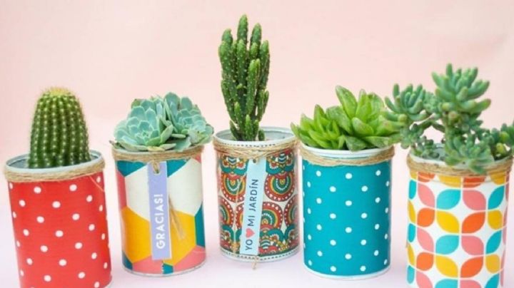 Decoración y reciclaje: 4 ideas geniales para transformar latas de conserva en adornos