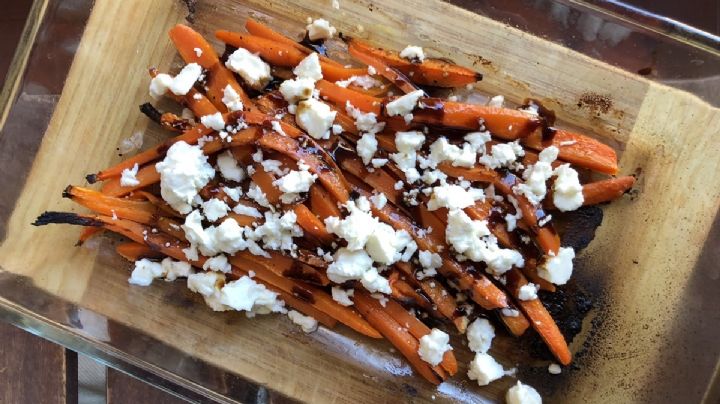 Explosión de Sabores: Zanahorias Asadas con Vinagreta Balsámica de Nueces