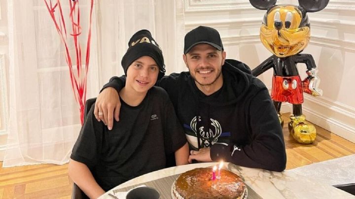 Valentino López cumple 15 años y Mauro Icardi lo celebra con una tierna postal