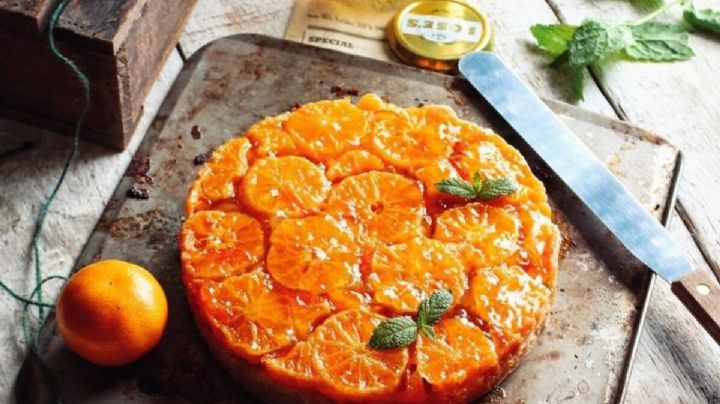 Torta invertida de mandarina, la receta ideal para acompañar el mate