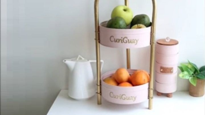 Reciclaje creativo: como hacer un porta fruta con latas