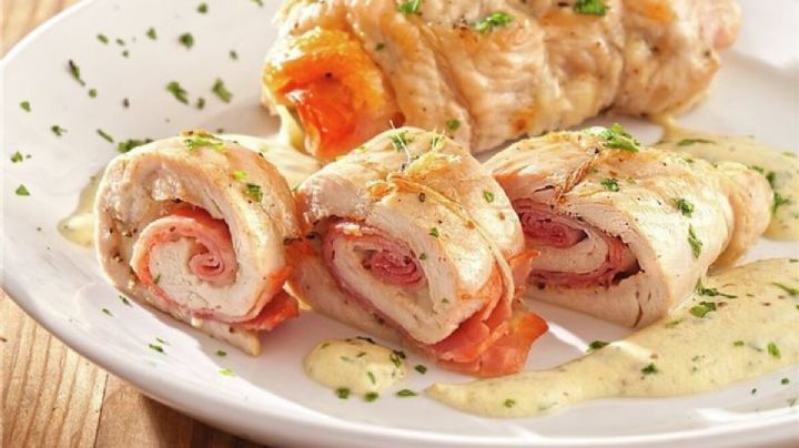 Te resolvemos la cena con esta receta de rollitos de pollo