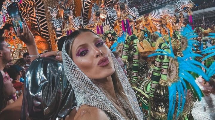 Cande Ruggeri compartió cómo vivió la primera noche del Carnaval de Río de Janeiro