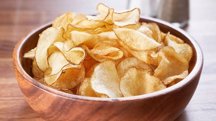 Cómo hacer papas fritas caseras tipo Pringles con solo 4 ingredientes