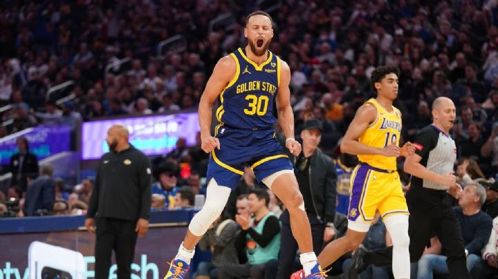 Con una asistencia de lujo, Stephen Curry vuelve a deslumbrar en la NBA