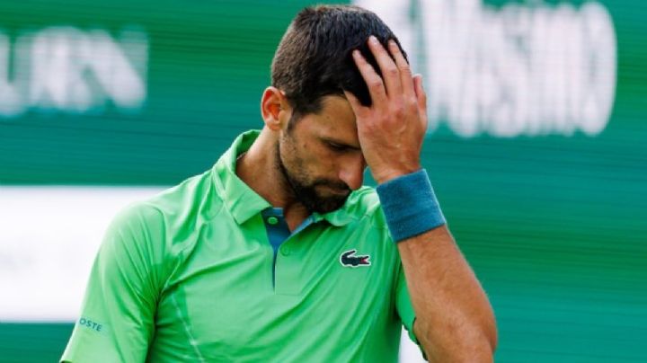 El mal momento de Novak Djokovic