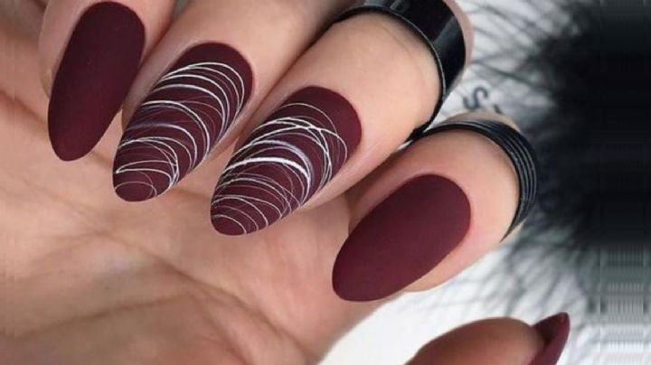 Nail Art: 7 diseños de uñas borgoña para enamorarte