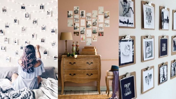 Dale vida a tus espacios con estas 7 ideas de decoración innovadoras para incluir fotografías