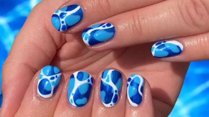 ¡Que el invierno no se note! Demuestra lo mucho que extrañas la pileta con las uñas Pool nails