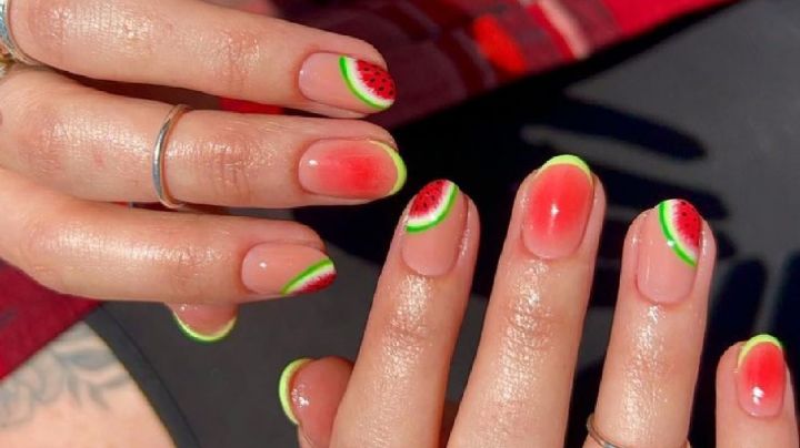 Manicura de sandía: La tendencia en uñas más refrescante y divertida para la próxima temporada