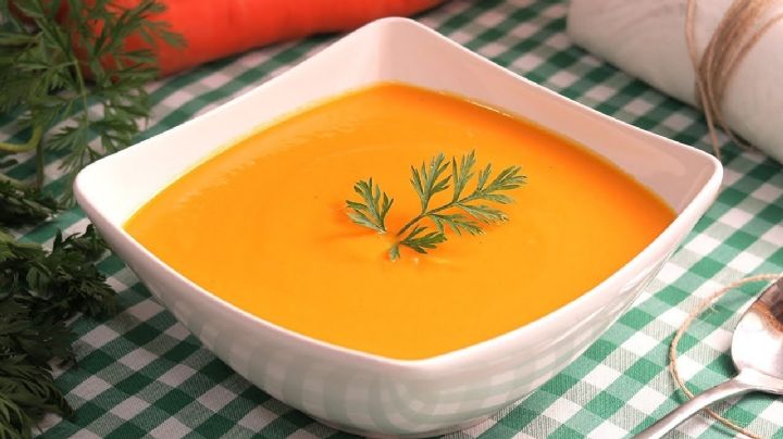 Sopa de zanahoria cremosa: una receta caliente en días frescos