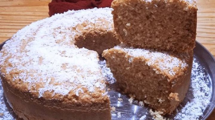 Torta de avena y coco: una receta saludable para tus meriendas