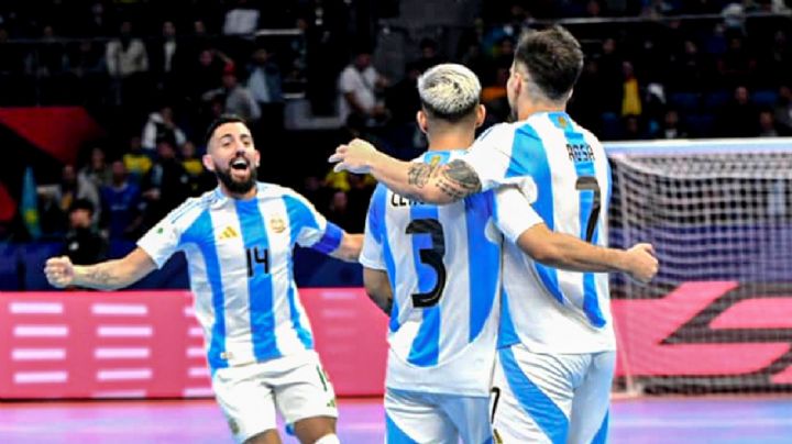 Argentina arrasa en el Mundial de Futsal 2024 y ahora va por Francia