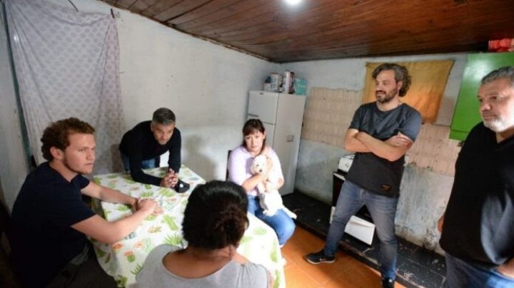 Programa Mi Pieza: Juan Zabaleta y Santiago Cafiero visitaron a cuatro de las beneficiadas