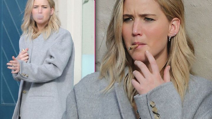 Jennifer Lawrence se fumó para su nueva peli en Netflix