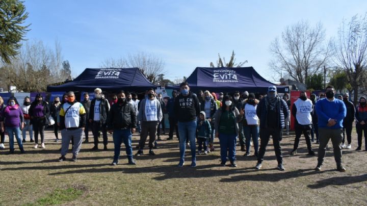 Berazategui: el Movimiento Evita dijo presente en los barrios más necesitados