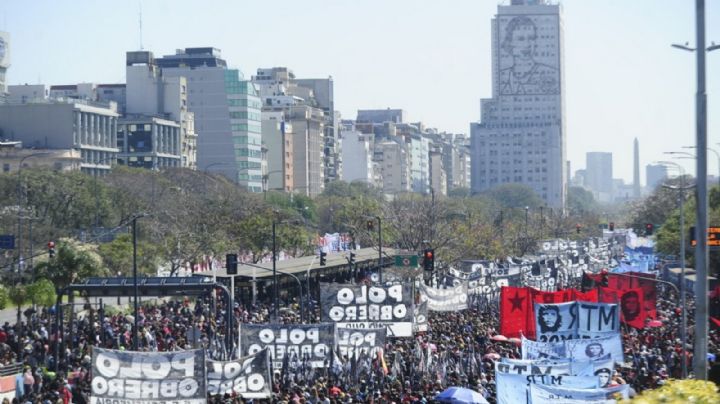 Organizaciones sociales llevaron adelante una jornada de lucha a nivel nacional