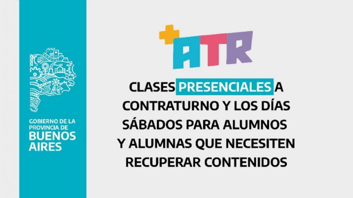 "+ATR": te contamos cómo es la nueva propuesta de refuerzo educativo para PBA