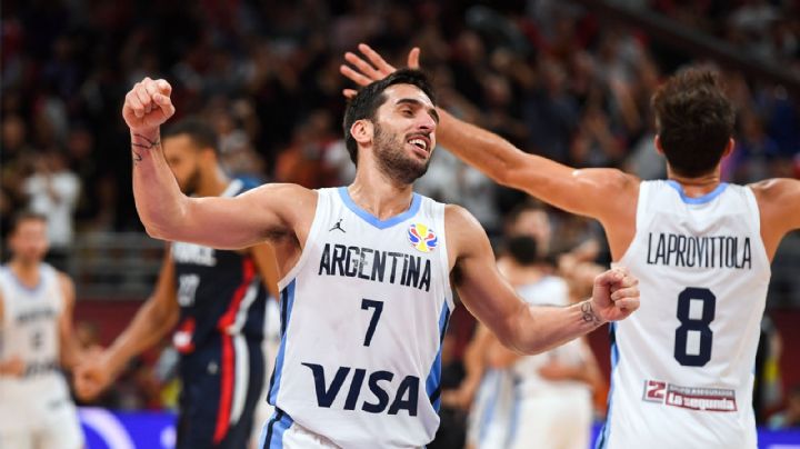 Facundo Campazzo vibró con el triunfo de la Selección Argentina