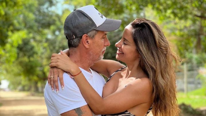 Lourdes Sánchez tuvo su feliz reencuentro con el Chato Prada