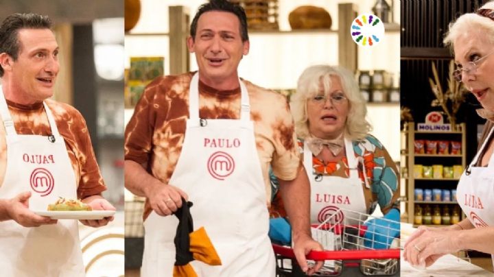 Paulo Kablan y Luisa Albinoni se sacaron chispas en la noche de MasterChef Celebrity
