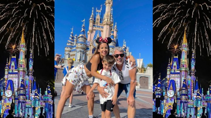 Las divertidas postales de Lourdes Sánchez y su familia en Disney