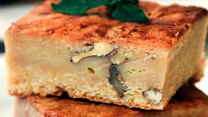Receta dulce: Brownies de chocolate blanco y nueces