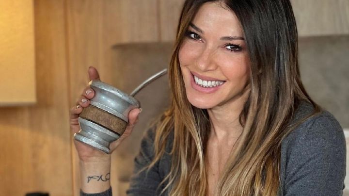 Catherine Fulop mostró un look denim todoterreno 