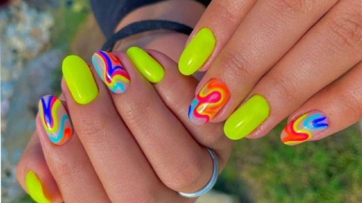 Nail art: 3 diseños de uñas en Neón que son furor este verano