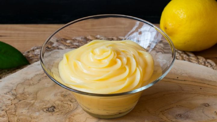 Crema de limón con 3 ingredientes, una receta sin maicena, sin huevos y sin harina