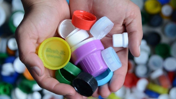 Con esta idea de reciclaje y tapas de botellas plásticas, crea un nuevo porta cepillo de dientes