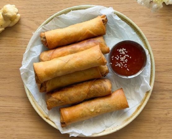 Rollitos primavera a la humita, la receta perfecta para almorzar