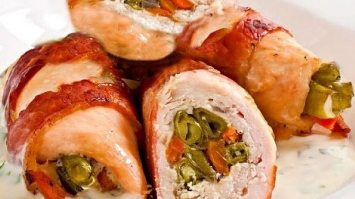 Pechugas de pollo rellena, una receta para chuparse los dedos