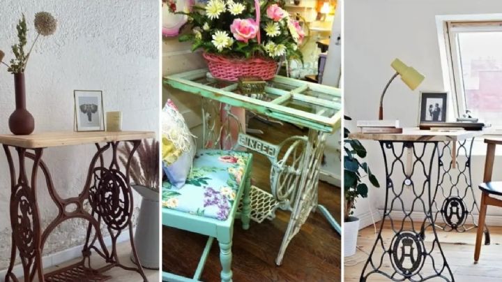 Decoración: 5 ideas geniales con máquinas de coser antiguas