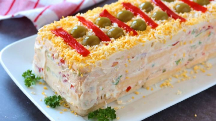 Pastel frio de pollo, la receta mas fácil para enfrentar el calor del verano