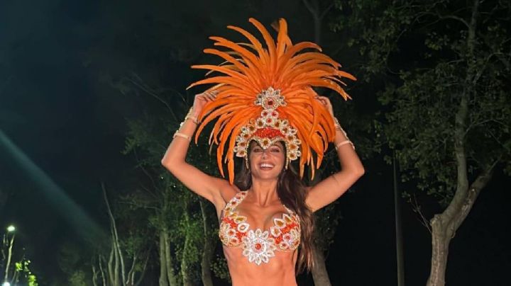 Sol Pérez sacó a relucir su figura perfecta en los Carnavales de Melo, Uruguay