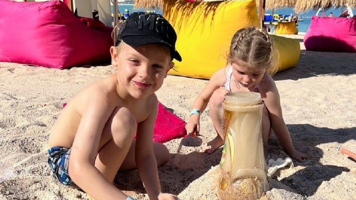 Así son las divertidas vacaciones de Mirko y Chloé en Pinamar