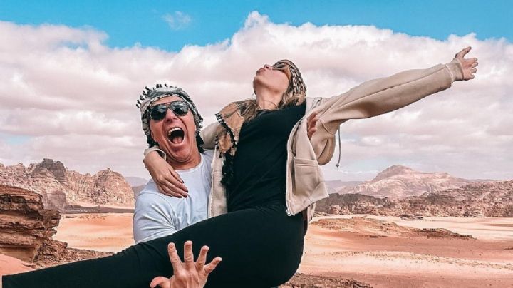 Desde la mística ciudad de Petra, Alejandro Fantino y Coni Mosqueira reafirman su amor