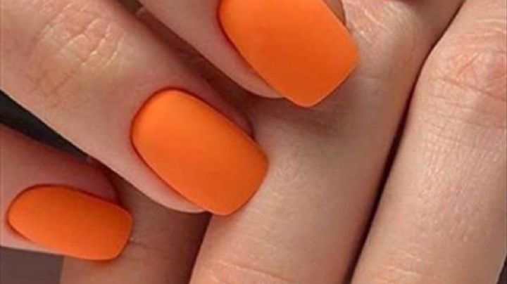 Orange nails, las uñas que le darán color a tus manos y las llenarán de estilo