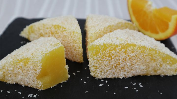 Postre frío de naranja, una receta sin horno, sin azúcar y con 3 ingredientes