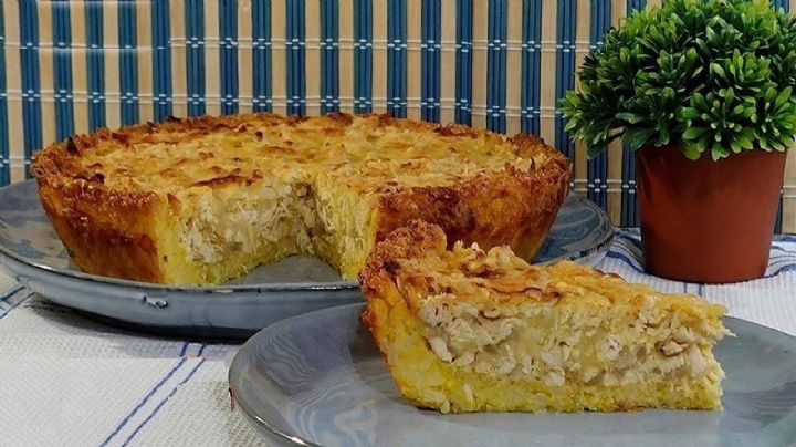 Tarta de pollo con masa de arroz una deliciosa receta para compartir en familia