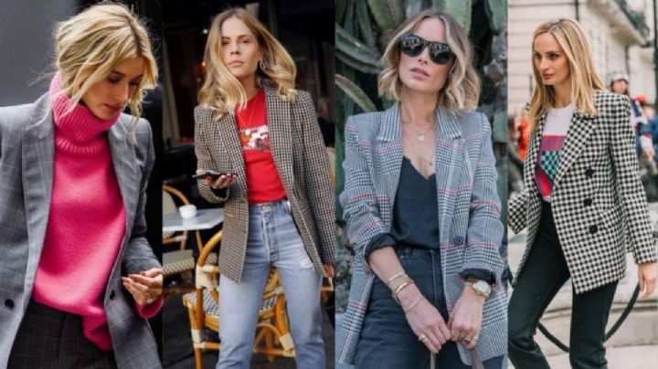 Moda: 10 ideas para combinar el blazer a cuadros que jamás fallan